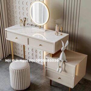 Bàn Trang Điểm Hiện Đại Mặt Đá Sang Trọng – Đơn Giản Mà Tinh Tế