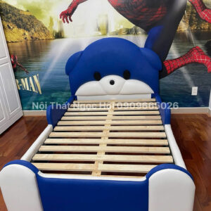 Giường Ngủ Trẻ Em Hình Gấu Xanh – Dễ Thương, An Toàn, Thoải Mái