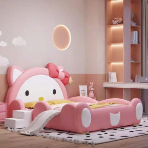 Giường Ngủ Trẻ Em Hình Hello Kitty Màu Hồng – Thiên Đường Cho Bé Gái Yêu Thích Sự Dễ Thương