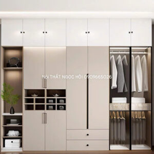 Tủ quần áo đa năng hiện đại – Thiết kế tinh tế, lưu trữ thông minh