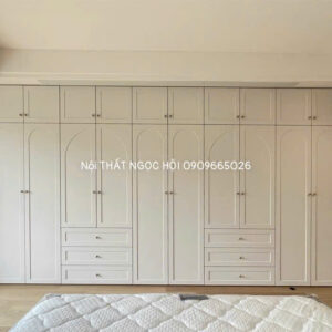 Tủ Quần Áo Gỗ Công Nghiệp Hiện Đại - Thiết Kế Toàn Thể Sang Trọng