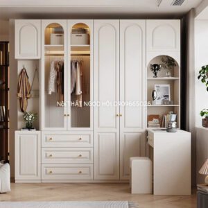 Tủ Quần Áo Kết Hợp Bàn Trang Điểm Hiện Đại - Giải Pháp Tối Ưu Không Gian Sống